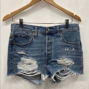 Levi’s 501 Denim Distressed Women's Shorts